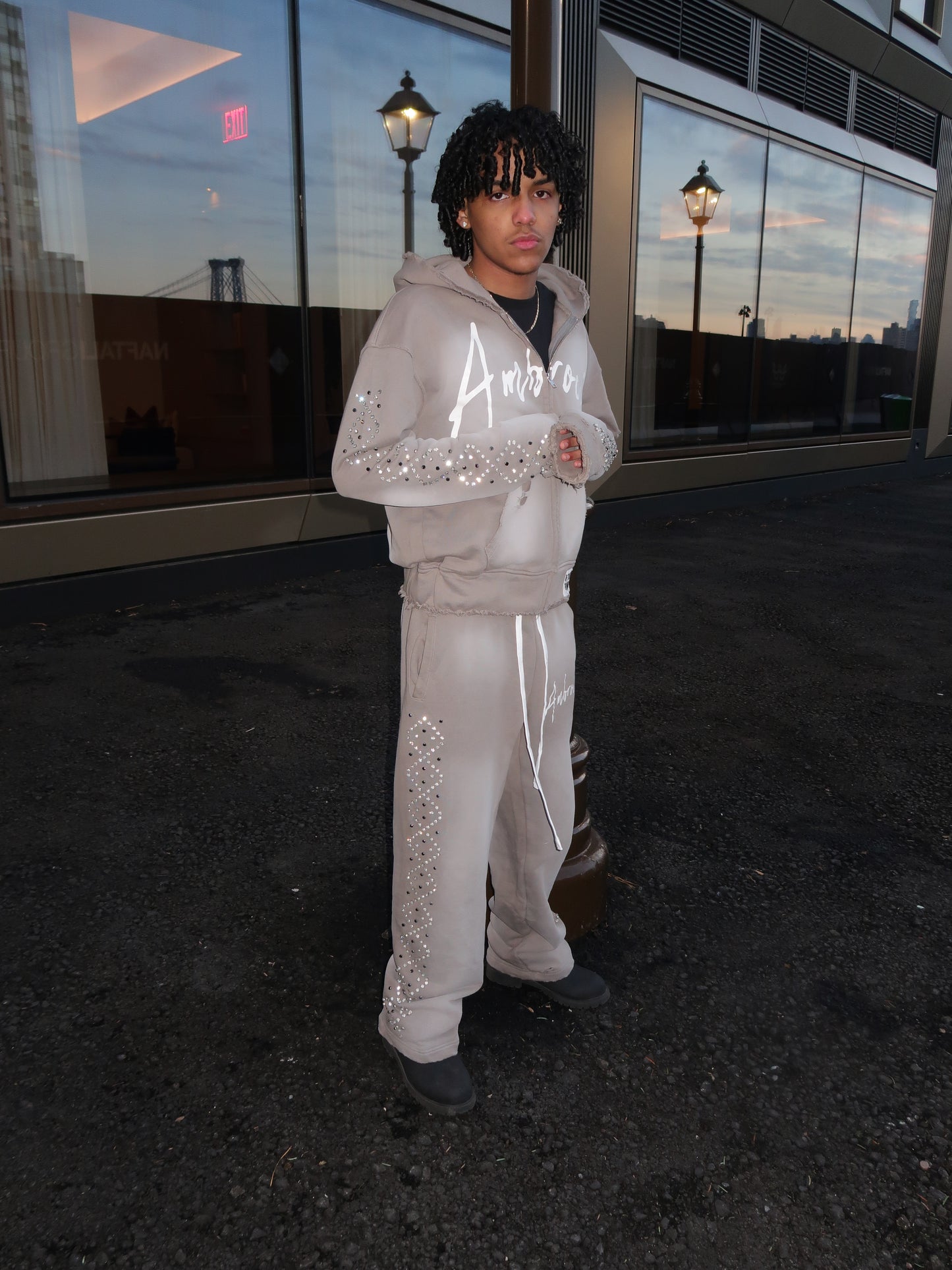 "GREY RADIANT " SWEATSUIT