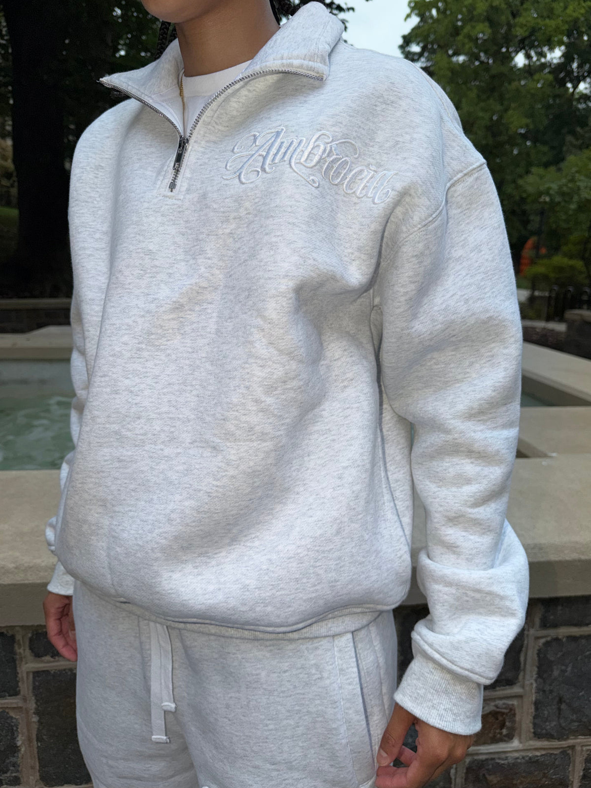 GREY ASCEND QUARTER ZIP