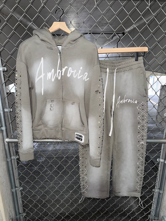 "GREY RADIANT " SWEATSUIT